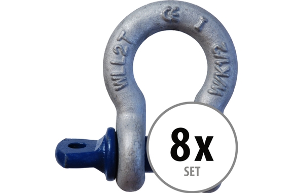 Set De 8 Manilles Omega Litecraft 2,0 t image 1