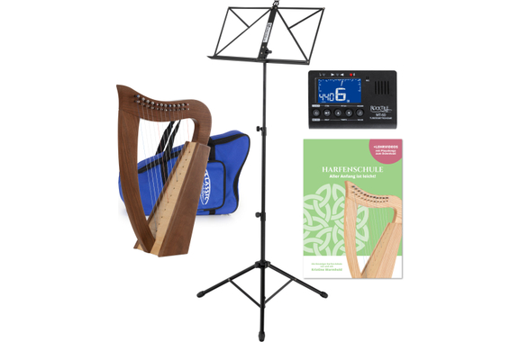 Classic Cantabile H-12 WN Arpa Celtica 12 Corde Set image 1