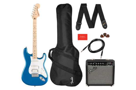 Squier Affinity Stratocaster HSS Lake Placid Blue Pack image 1