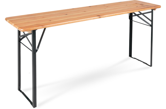 Stagecaptain BBT-170 Hirschgarten Beer Tent Table 170 cm Natural image 1