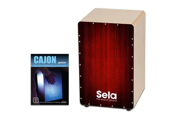 Sela Varios Cajon Red Set incl. Cajon School image 1