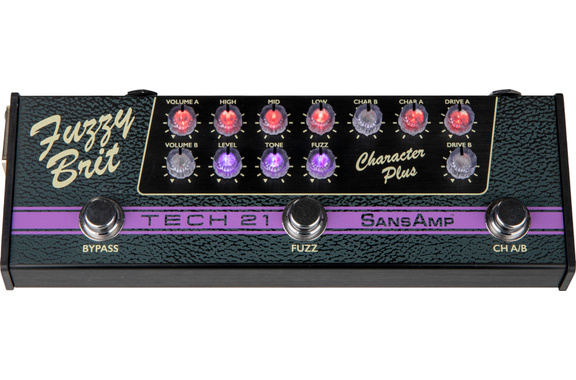 Tech 21 SansAmp Character Plus Series Fuzzy Brit image 1
