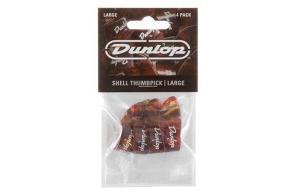 Dunlop 9023P Shell Daumenpicks large 4-er Pack image 1