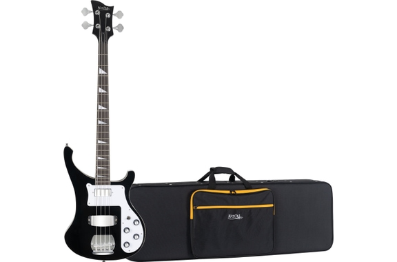 Rocktile Pro RB-400B Blackbird E-Bass Black Softcase Set image 1