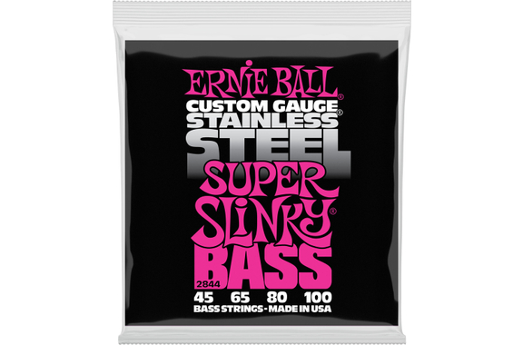 Ernie Ball 2844 Super Slinky Stainless Steel Bass image 1