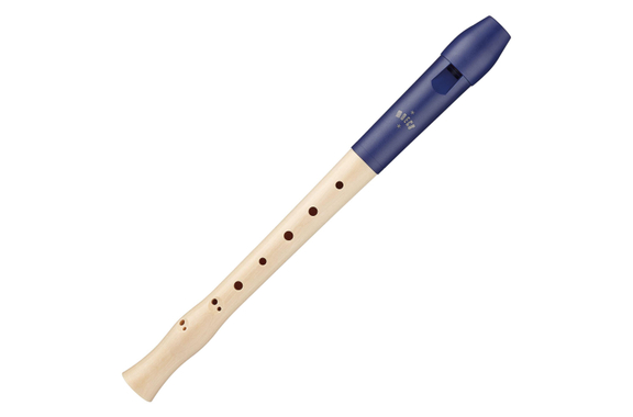 Moeck Blockflöte 1023 Flauto 1 Plus Barock Blau image 1