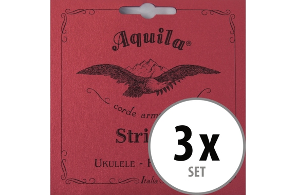 Aquila 86U Red Series Snaren voor Concert Ukulele 3x Set image 1