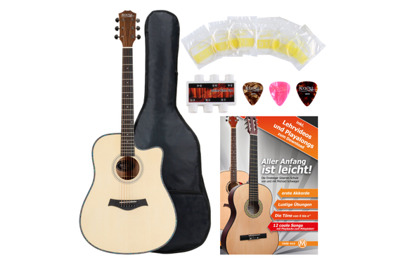 Rocktile WSD-100C NT Guitare Western Set Débutant image 1