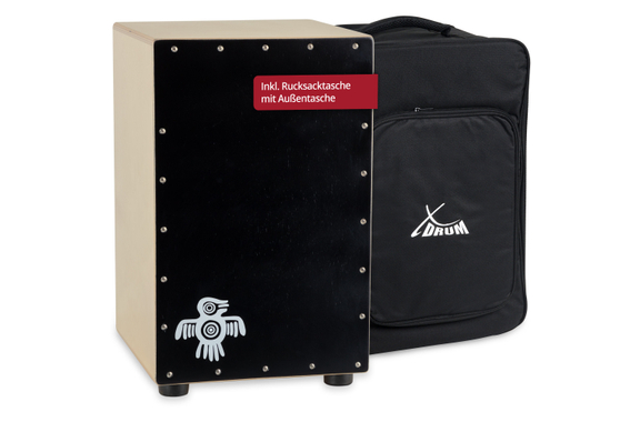 XDrum Cajon Peruana Black Wood image 1