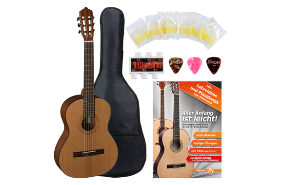 La Mancha Rubinito cm/63 7/8 Set de Inicio Guitarra Clásica image 1