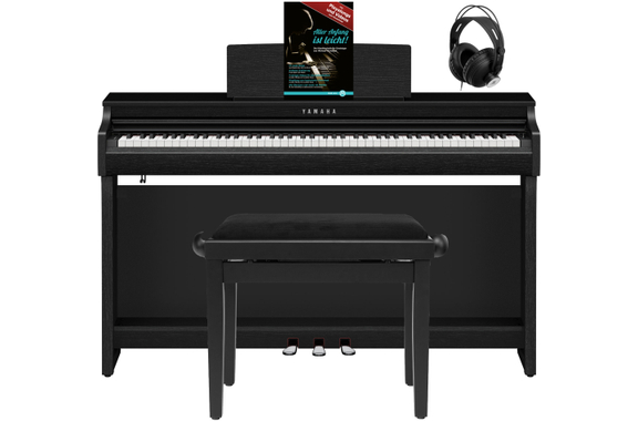 Yamaha CLP-825 B Digitalpiano Nero Opaco Set image 1