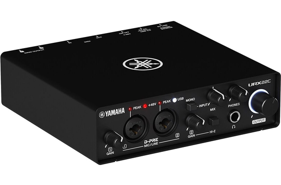 Yamaha URX22C Interfaz de Audio Negra image 1