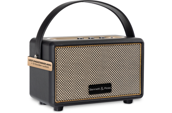 Bennett & Ross BB-820BK Blackmore Junior Altavoz Bluetooth Recargable Negro image 1