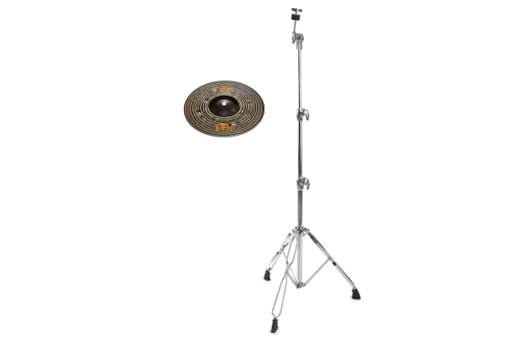 Meinl Classics Custom Dark 10" Splash + rechte Cymbalstand Set image 1