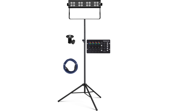 Eurolite LED Silent Bar 16x4W RGB/WW Ensemble avec contrôleur image 1