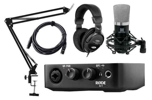 Rode AI-1 USB Audio Interface Podcast Set image 1