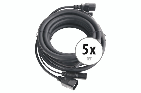 Pronomic Stage IECD-5 DMX Hybrid Cable C/DMX 5m 5x Set image 1