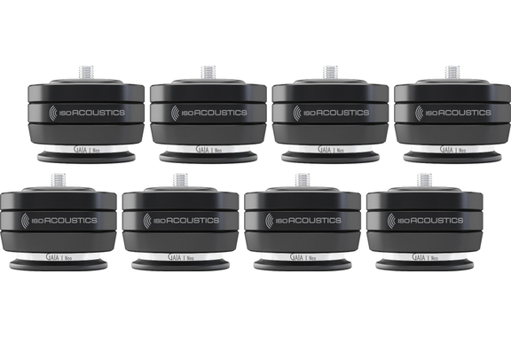 IsoAcoustics Gaia 3 Neo Black Isolateurs Pour Enceintes Set De 8 image 1