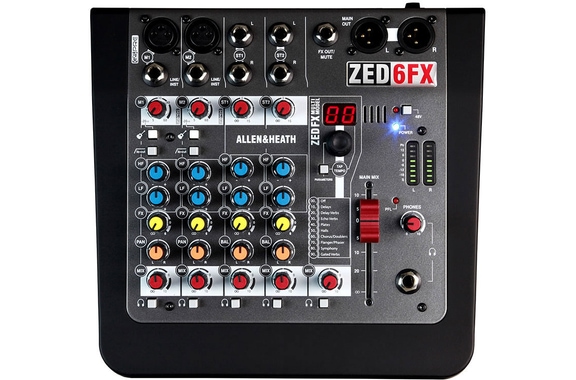 Allen & Heath ZED-6FX Kompakter Analogmixer image 1