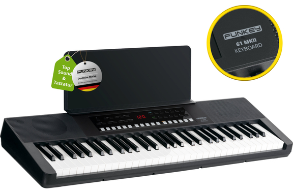 FunKey 61 MKII Keyboard schwarz  - Retoure (Zustand: sehr gut) image 1