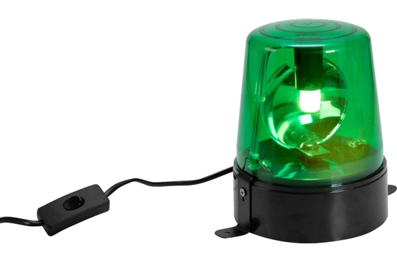 Eurolite LED Luce Rotante Polizia DE-1 Verde image 1