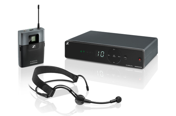 Sennheiser XSW 1-ME3 Headset Draadloze Set E-Band 821-832, 863-865 MHz image 1