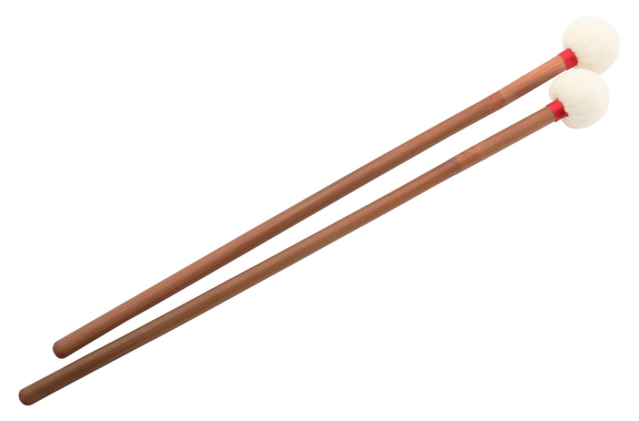 XDrum TB35 Paukenstokken Bamboe Vilt Paar image 1