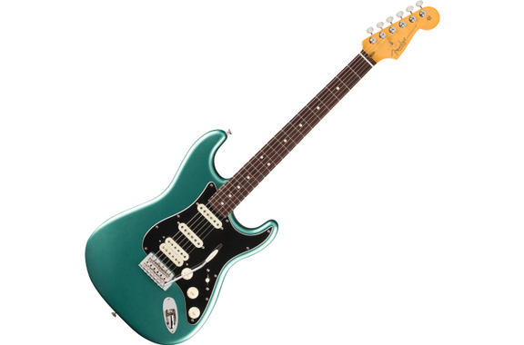 Fender American Professional Classic Stratocaster HSS Faded Sherwood Green Metallic image 1