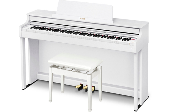 Casio Celviano AP-550 WE Digitalpiano bianco Set CB-30 image 1