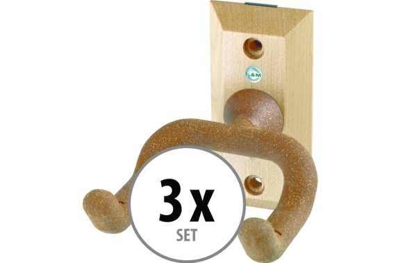 K&M 16220 Support Mural Pour Guitares Lot De 3 image 1