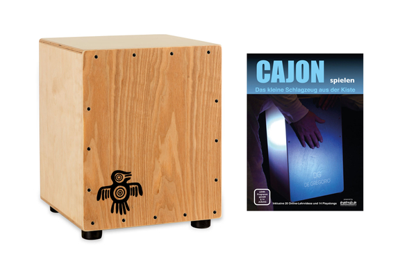 XDrum CP-371 Junior Cajon Peruana Ash Set inkl. Cajonschule image 1