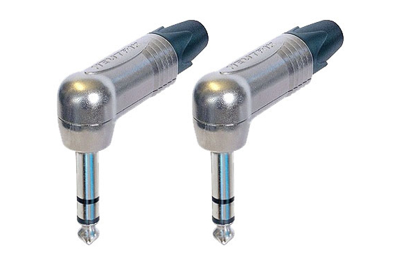 Neutrik NP3RX Haakse Klinkplug Stereo 2 Stuks image 1