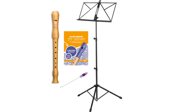 Mollenhauer Sopranblockflöte Student Birnbaum Set image 1