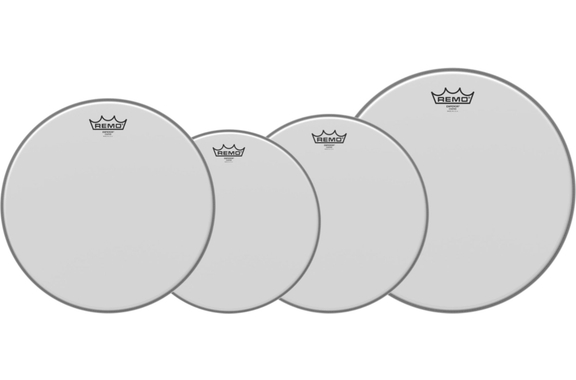 Remo 12" 13" 14" 16" Emperor Coated Set di Pelli image 1