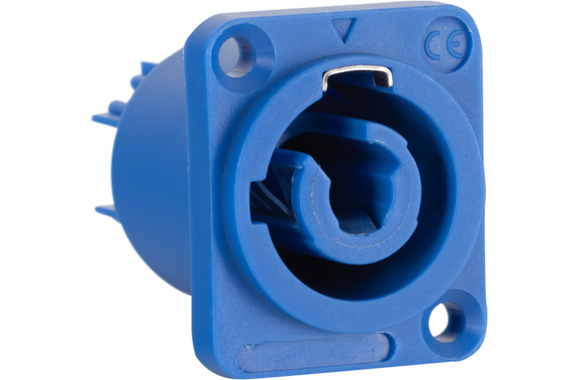 Pronomic PowPID BU Powerplug Inbouwconnector Blauw image 1