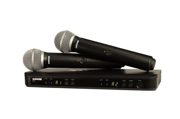 Shure BLX288/PG58 S8 Dual Vocaal Draadloos Systeem image 1