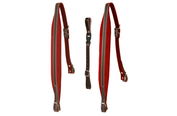 Alpenklang Accordion Straps 4-row (Red) image 1