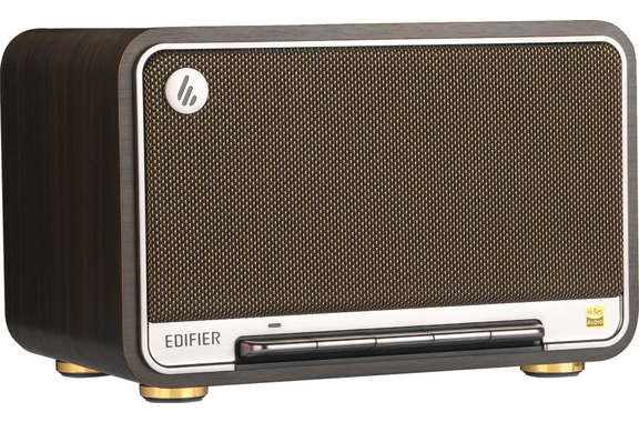 Edifier D32 BK Tabletop Wireless Bluetooth Speaker Black Walnut  - Retoure (Zustand: sehr gut) image 1