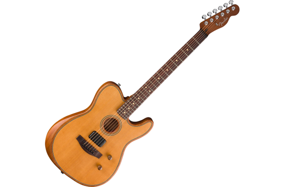 Fender Acoustasonic Standard Telecaster Aged Natural image 1