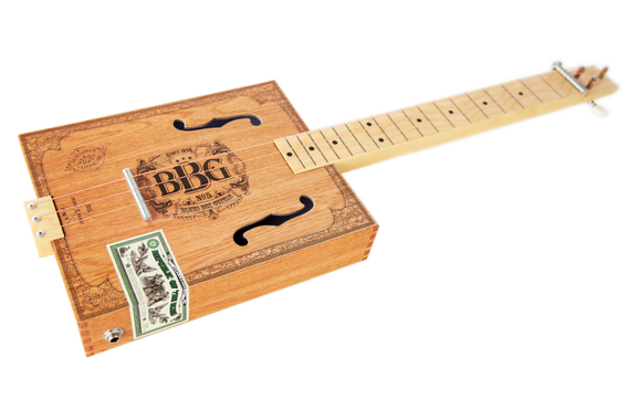 Hinkler BBG Electric Blues Cigar Box Slide Guitar Kit image 1