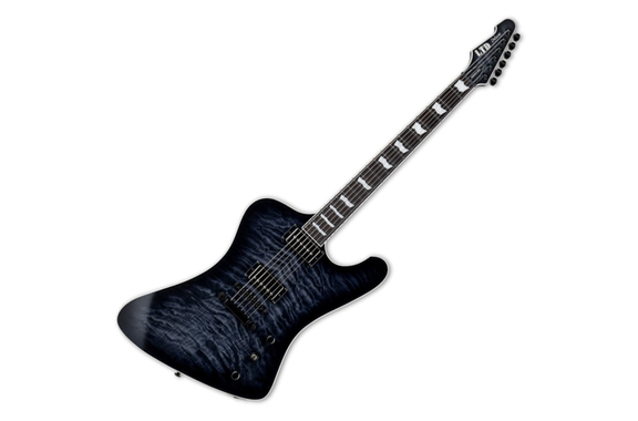 ESP LTD Phoenix-1000 QM STBLKSB See Thru Black Sunburst image 1