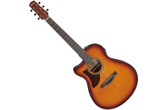 Ibanez AAM50LCE-OL Open Pore Light Brown Sunburst image 1