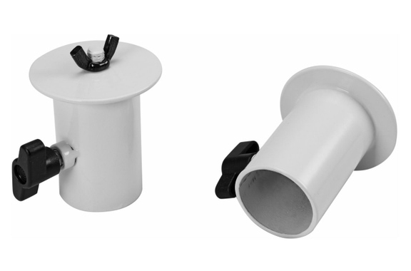 Omnitronic BOB-4 Set Manicotti Per Statore Bianco image 1