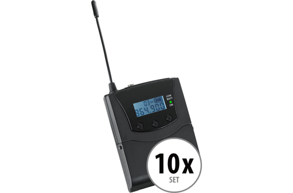Pronomic Silent Disco V2 SDR-BP30 Bodypack-Receiver Set van 10 image 1