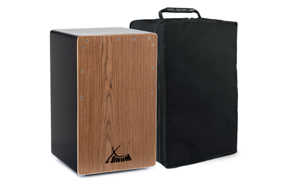 XDrum Cajon El Bajo Bass Port Black / Walnut inkl. Tasche  - Retoure (Zustand: gut) image 1