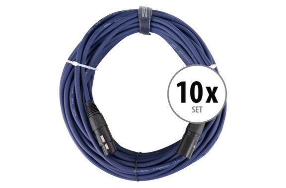 Pronomic Stage DMX3-20 DMX-kabel 20m 10x Set image 1