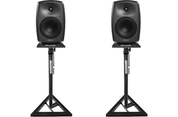 Genelec 8040B Set Stereo con Statvi Antracite image 1