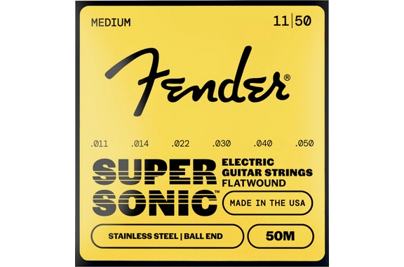 Fender SuperSonic 50XL Stainless Flat Elektrische Gitaar Snaren 011-050 image 1
