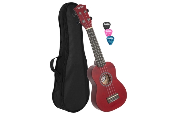 Cascha Soprano Ukulele Red image 1