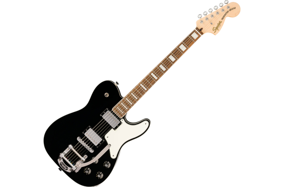 Squier Paranormal Troublemaker Telecaster Deluxe Bigsby Black image 1